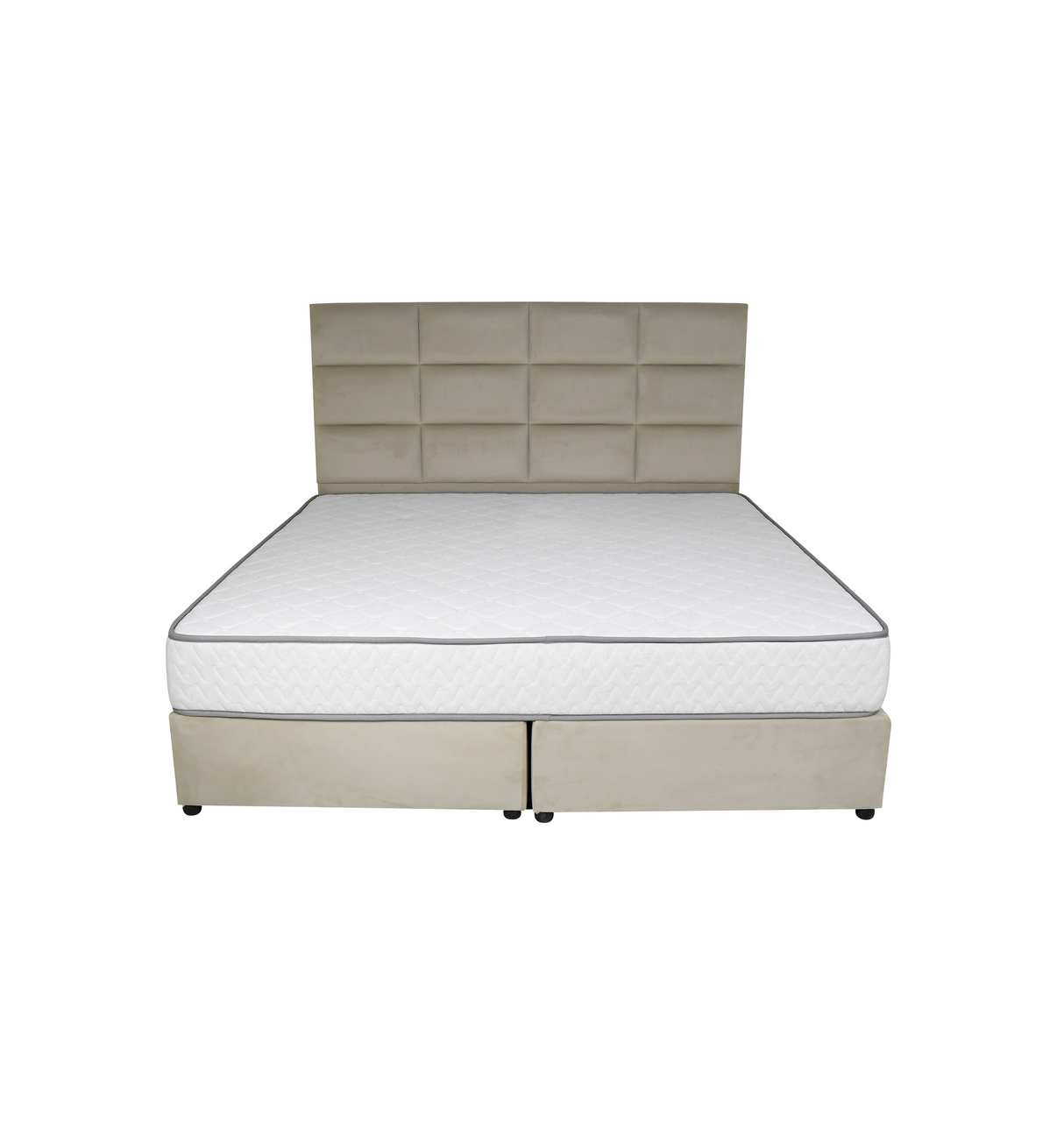 Plushify Upholstered Bed - Bed & Mattress Zone