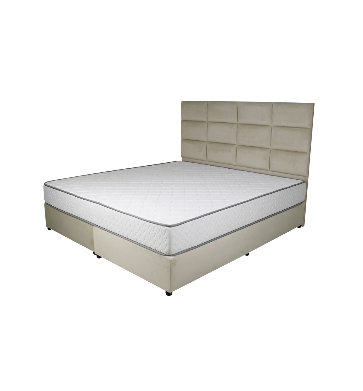 Plushify Upholstered Bed - Bed & Mattress Zone