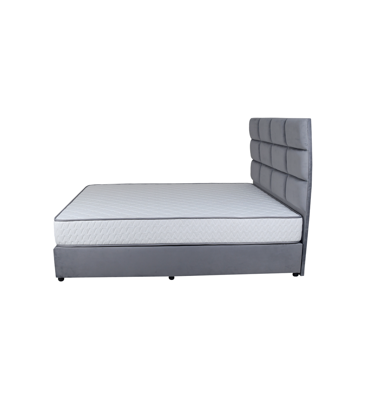 Plushify Upholstered Bed - Bed & Mattress Zone