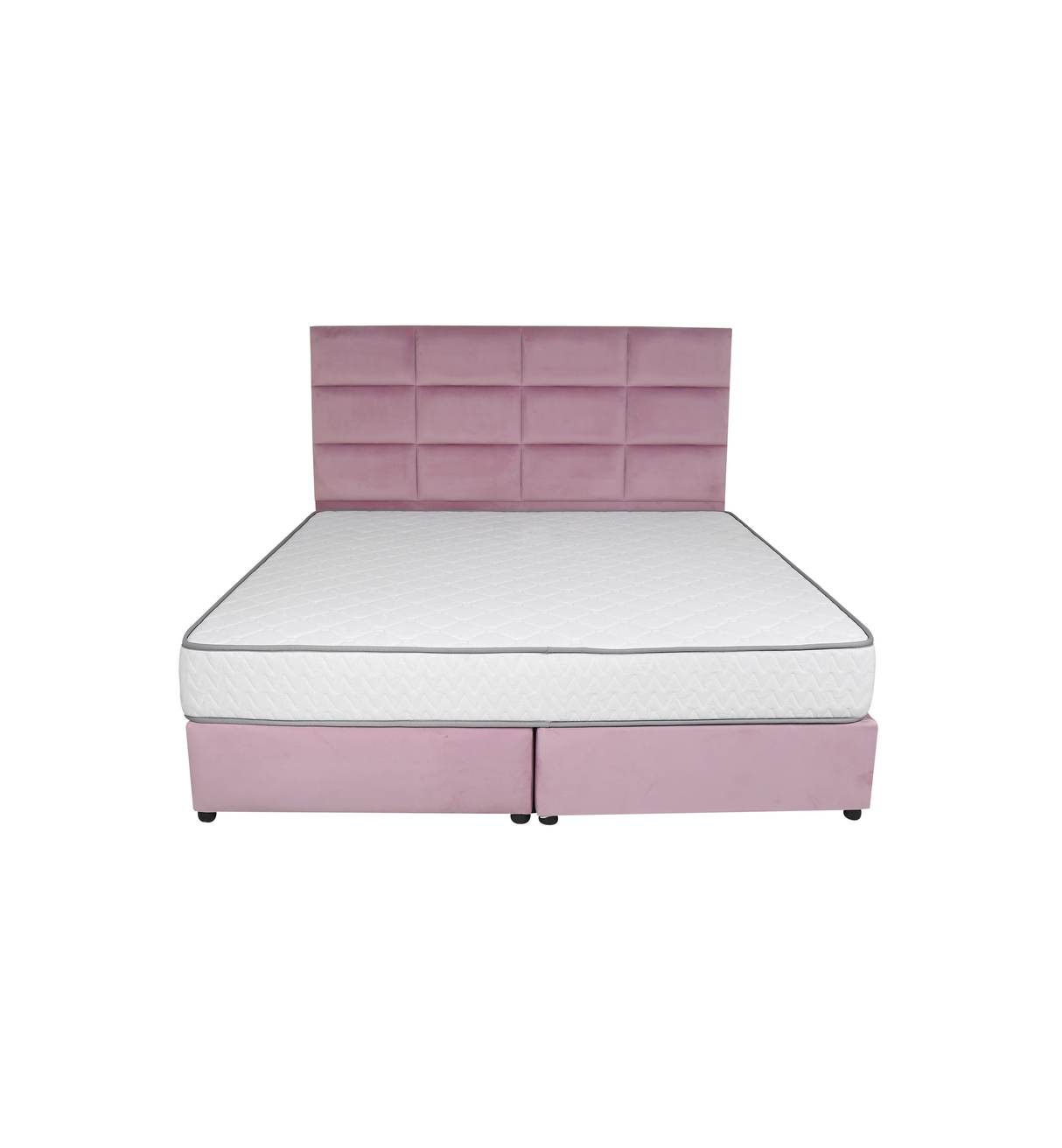 Plushify Upholstered Bed - Bed & Mattress Zone