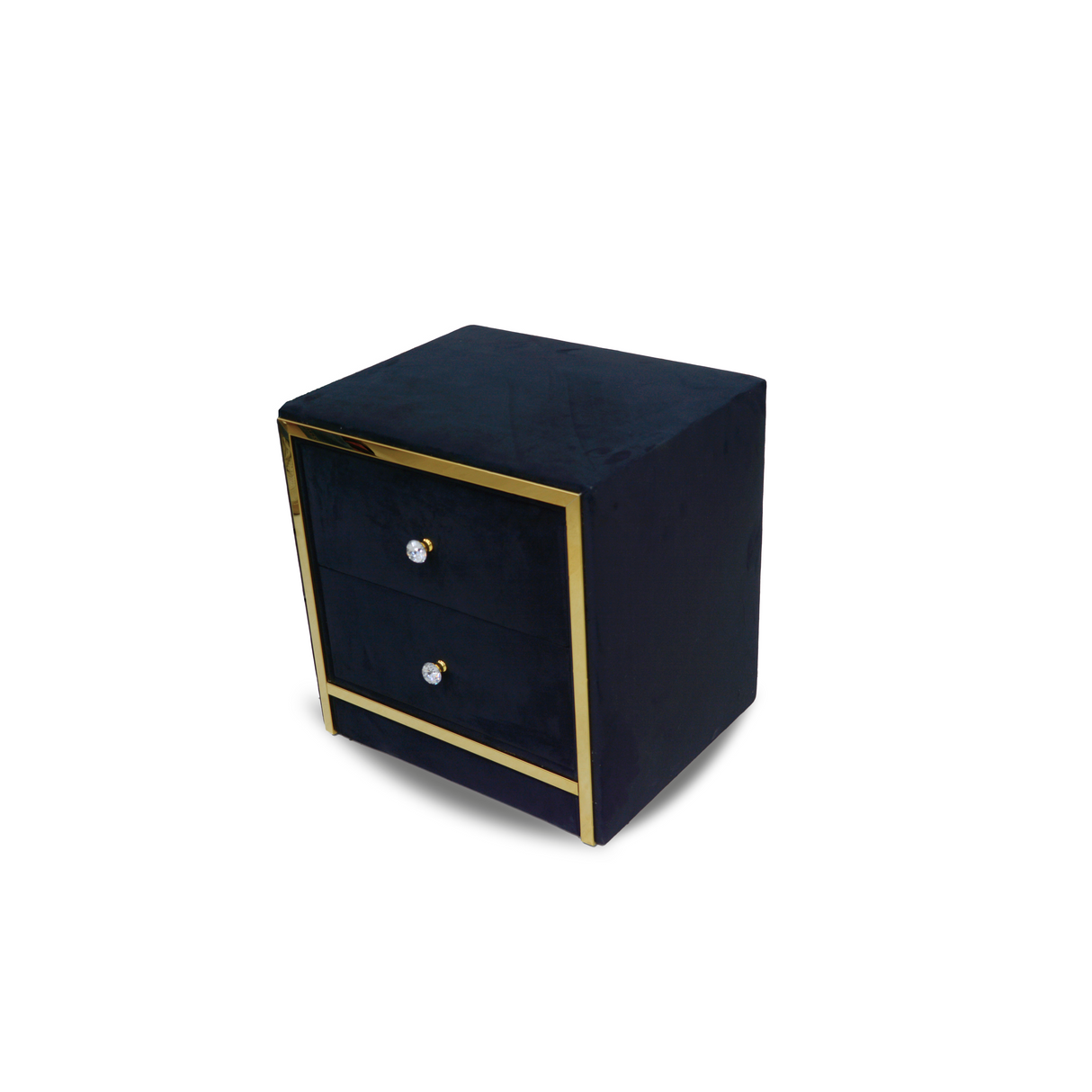 Omega Light 2 Drawer Night Stand - Bed & Mattress Zone