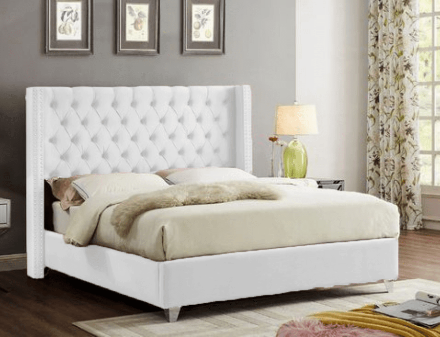 Mariah Queen Tufted Upholstered Bed - Bed & Mattress Zone