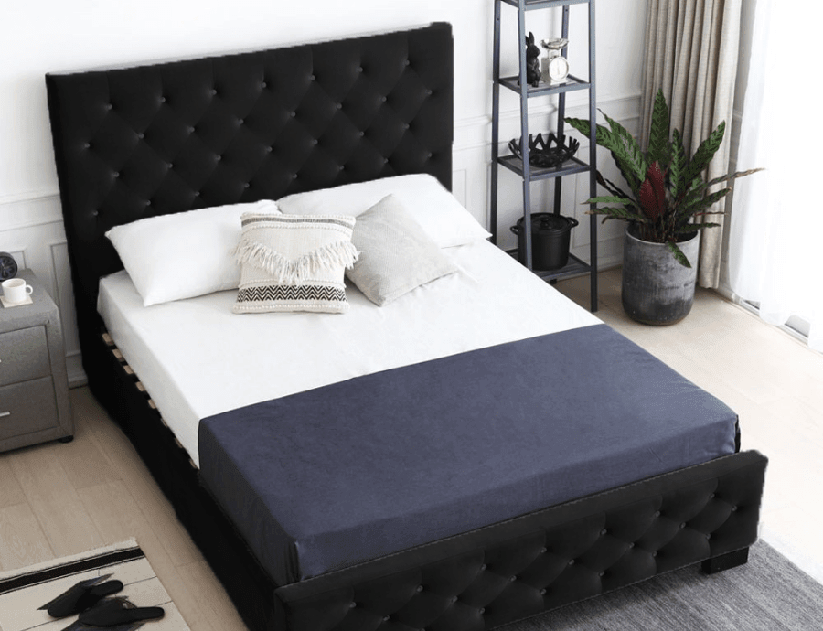 Sophia Queen II Tufted Upholstered Bed - Bed & Mattress Zone