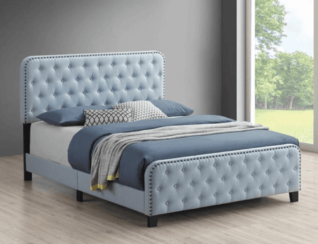Topanga Tufted Upholstered Bed - Bed & Mattress Zone