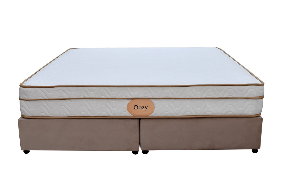 Oozy Mattress Cloudy Tufted Fabric Bed