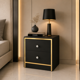 Omega Light 2 Drawer Night Stand