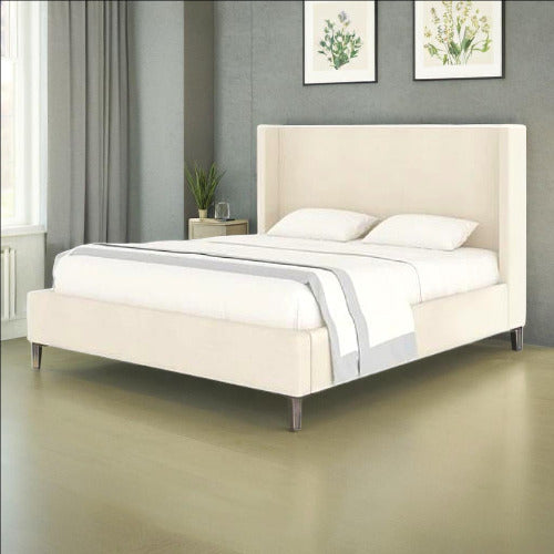 Cloudy Tufted Fabric Bed