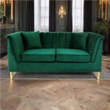 Emerald Elegance Sofa