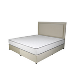 Velvetine Upholstered Bed - Bed & Mattress Zone