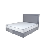 Velvetine Upholstered Bed - Bed & Mattress Zone