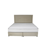 Velvetine Upholstered Bed - Bed & Mattress Zone