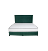 Velvetine Upholstered Bed - Bed & Mattress Zone