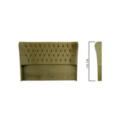 King Panel Headboard Tufted Bed - Bed & Mattress Zone