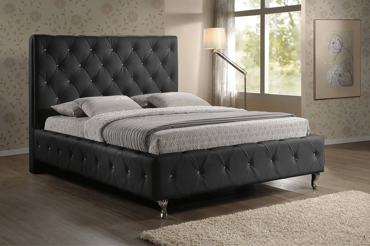 Diamond Sam Tufted Upholstered Bed - Bed & Mattress Zone