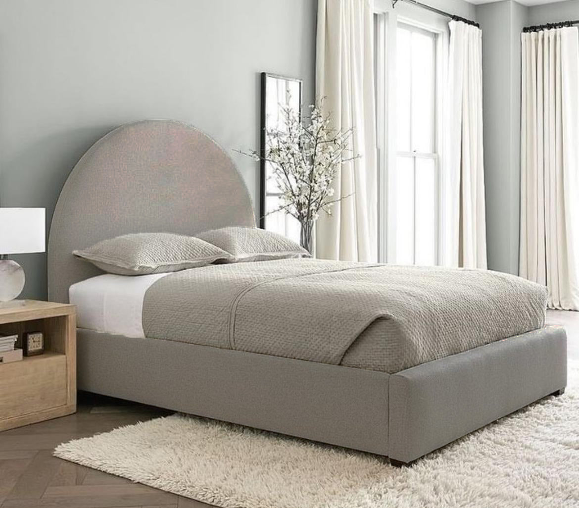 Luna Upholstered Emporium Bed - Bed & Mattress Zone