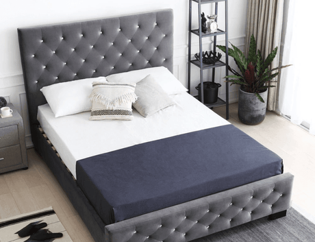 Sophia Queen II Tufted Upholstered Bed - Bed & Mattress Zone