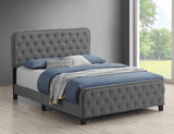 Topanga Tufted Upholstered Bed - Bed & Mattress Zone