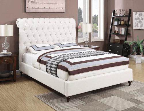 Whisper Tufted Upholstered Bed - Bed & Mattress Zone