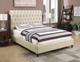 Whisper Tufted Upholstered Bed - Bed & Mattress Zone